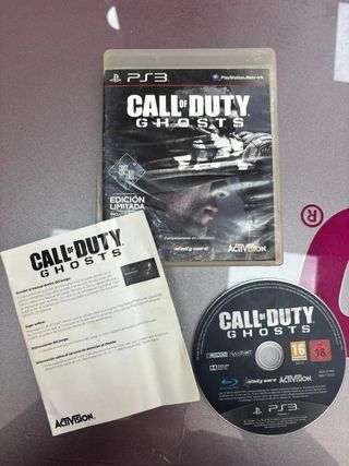 Videojuego PS3 call of duty ghosts