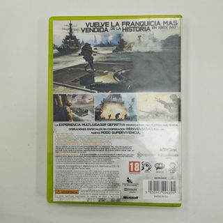 Videojuego Xbox 360 call of duty mw3