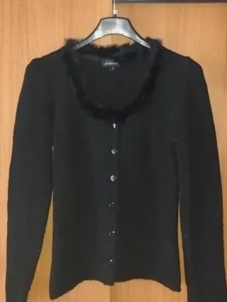 Giacca OVS con pelliccia sintetica nera