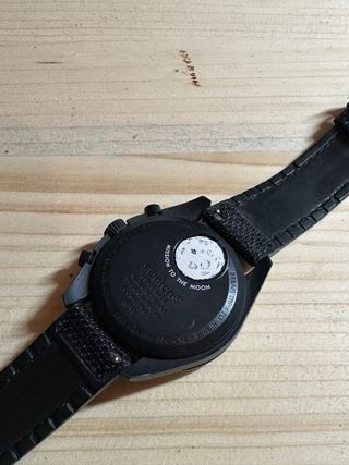 Omega x Swatch Mission to the Moonphase Negro