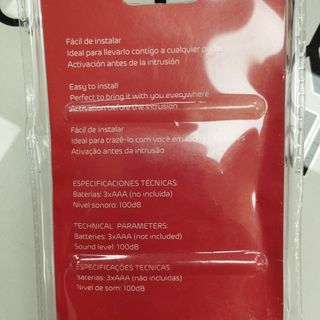 Electricidad alarma intrusion tope de puerta