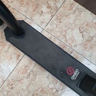 Patinete Oxelo Scooter Freestyle Negro/Rojo