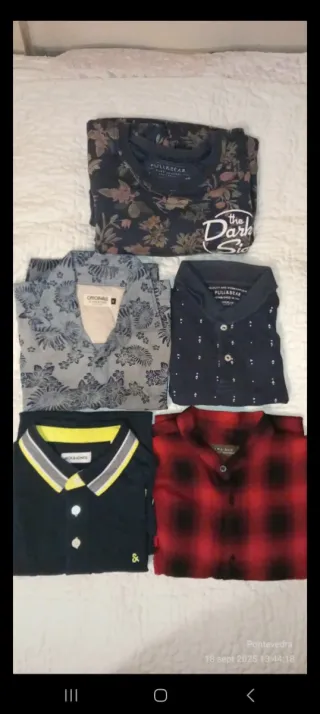 Lote 5 Prendas Hombre Talla M/L