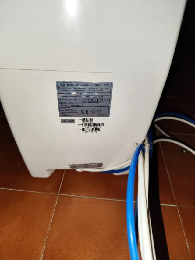 Filtro de agua por ósmosis