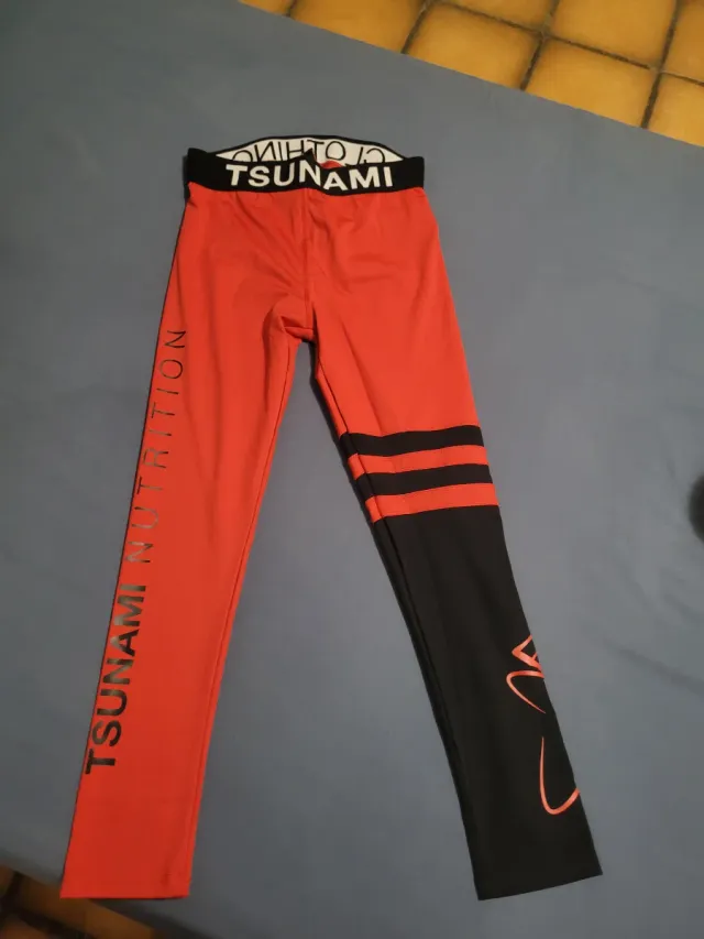 Leggings Tsunami Rossi Neri