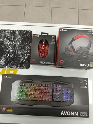 Kit Teclado Y Ratón Gaming Trust 4 In 1