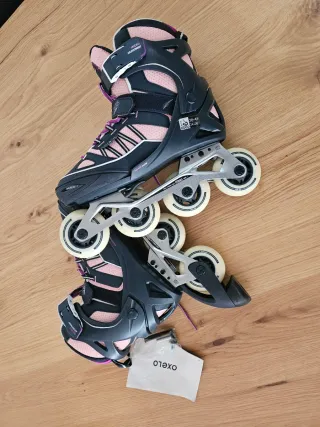Patines en línea Oxelo Talla 38-41 Rosa/Negro
