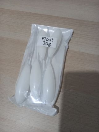  Bombetas  30g (5 uds) semiflotantes