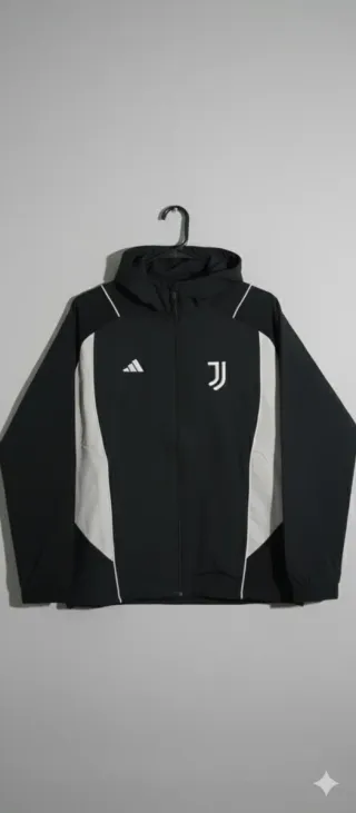 Chaqueta Adidas Juventus Negra y Gris