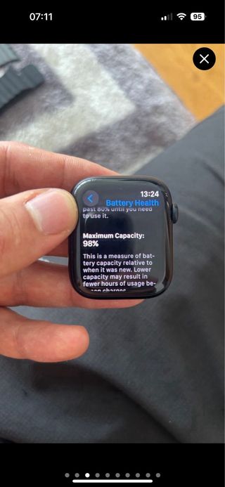 Apple Watch series 8 45mm + pack correas (98% bat)