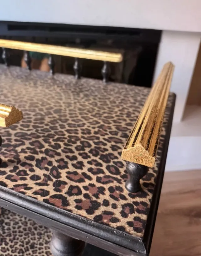 Carrito bar restaurado estilo vintage