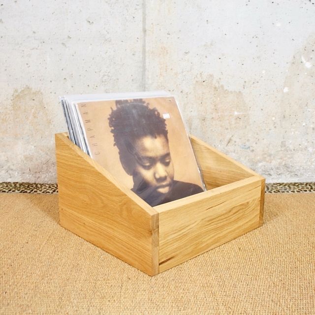 CAJA MODULAR CUBETA VINILOS ROBLE