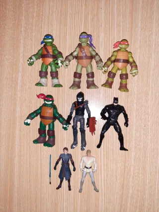 Lotto giocattoli Tartarughe Ninja Star Wars Batman