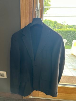 Giacca Hugo Boss Velluto Marrone Tg M