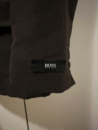 Giacca Hugo Boss Velluto Marrone Tg M