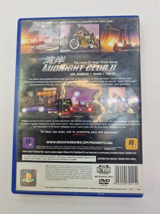 Videojuego PS2 Midnight Club 2