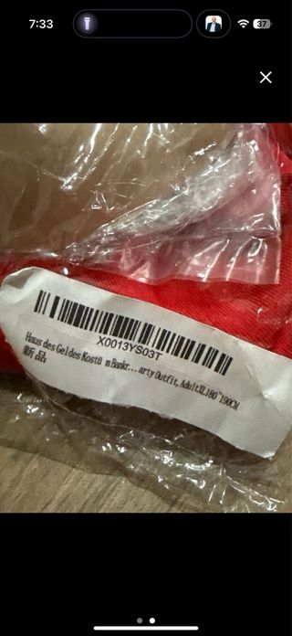 Disfraz La Casa de Papel