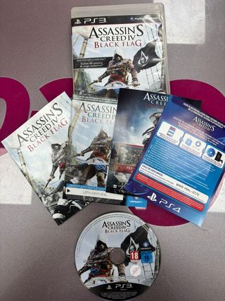 Videojuego PS3 assasins creed IV black  flag ps3