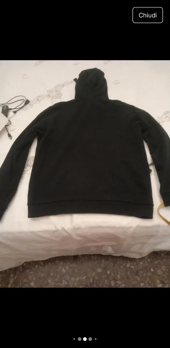 Felpa Marvel con cappuccio nera