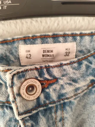 Pantalón corto vaquero azul