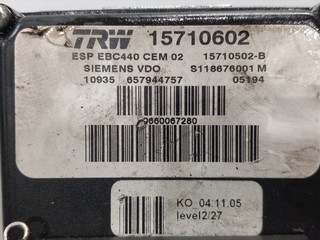 ABS PEUGEOT 407 RHR 15710602 15710502B