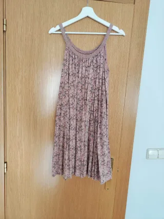 Vestido rosa flores verano