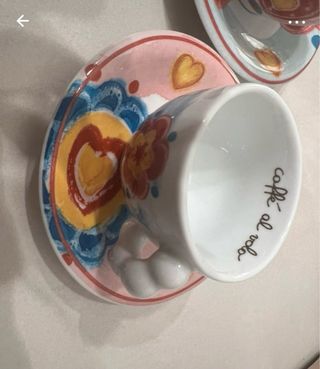 Set 2 tazzine caffè Thun. Mai usate. 