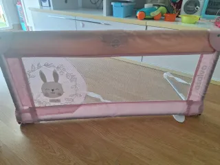 Barrera de Cama Asalvo Rosa Conejito 90cm