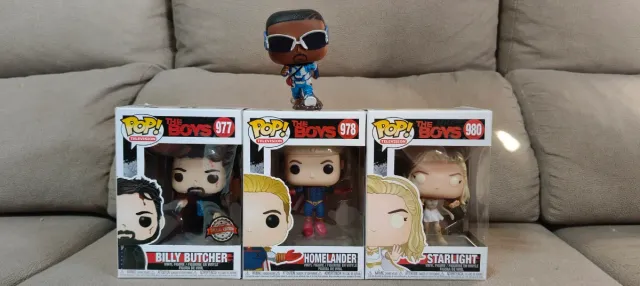 Funko Pop Os Meninos: Carniceiro, Homelander, Luz das Estrelas