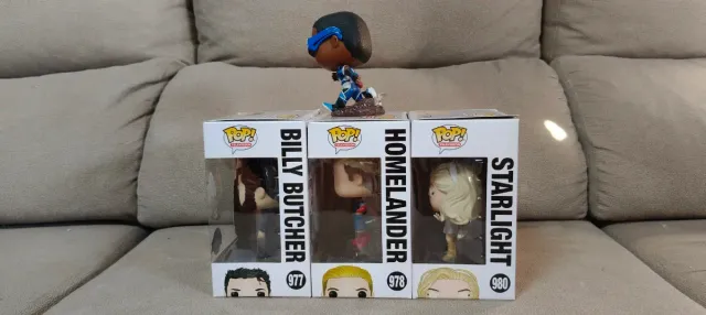 Funko Pop Os Meninos: Carniceiro, Homelander, Luz das Estrelas