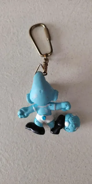 Portachiavi Puffo Calciatore Lazio