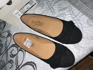 Zapatos planos negros Fitters talla 44.5