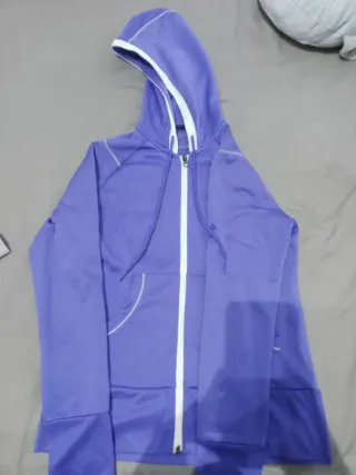 Conjunto deportivo Adidas azul/morado