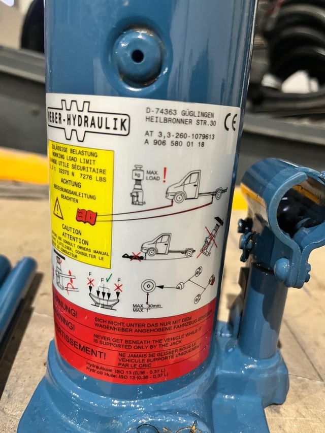 Gato Hidráulico Azul