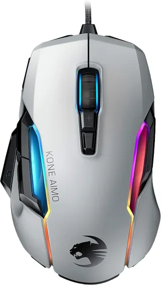 Ratón Gaming Optico con Cable Blanco Kone AIMO