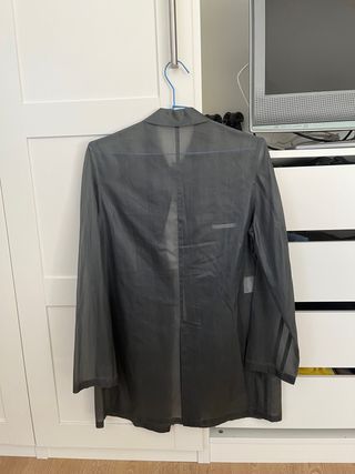 Gabardina Victoria Seda Gris S