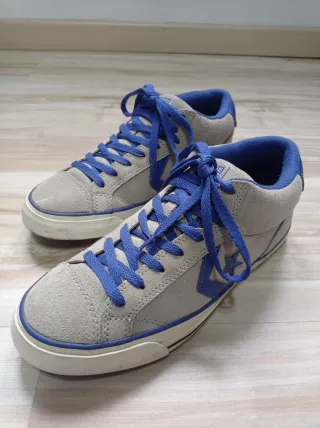 Zapatillas Converse Talla 41 Beige/Azul