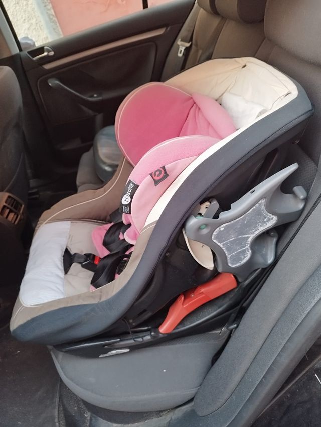 Silla de coche infantil rosa