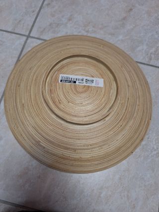 Piatto rotondo in bambù
