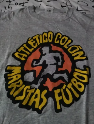 Camiseta Atlético Colón Maristas Gris. Ver medidas