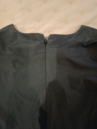 Top Zara Negro y Rojo