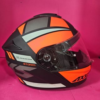 Casco Integral modular AXXIS FU406SV Storm SV orange Talla X