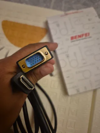 Adaptador cable BENFEI VGA a HDMI 1,8 m