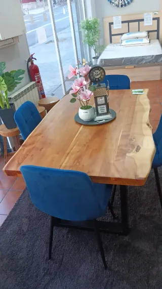 Mesa Acacia Madera Maciza Oferta