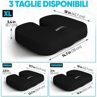 Cuscino Memory Foam per Sedia da Scrivania GB009