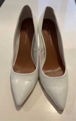 Zapatos de salón blancos Primark