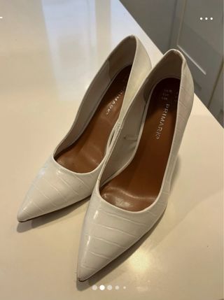 Zapatos de salón blancos Primark