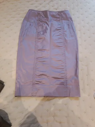 Falda tubo Purificación García morada