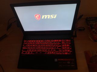 Portátil Gamer MSI GL63 8RD Negro/Rojo