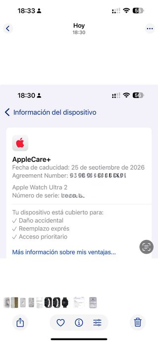 Apple Watch Ultra 2 Titanio Gris/Plata
